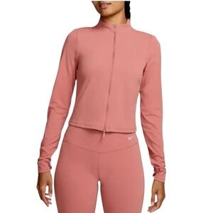 NIKE Zenvy Dri Fit Long Sleeve Full Zip Top Canyon Size XXL NEW